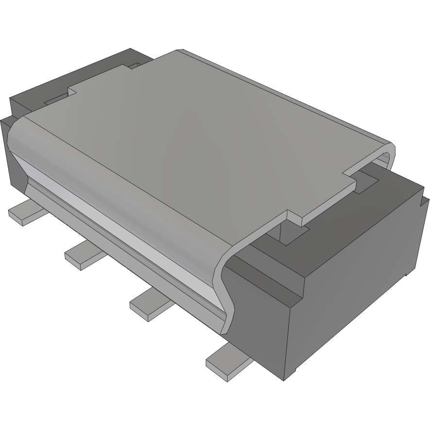 Samtec-CLT-104-02-S-D-P-TR Steckverbinderleisten und Leiterplattenbuchsen Conn Socket Strip SKT 8 POS 2mm Solder ST Top Entry SMD TIGER CLAW™ T/R
