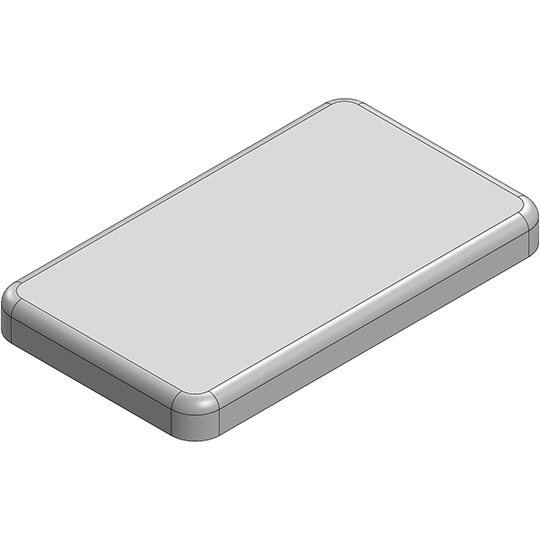 Masach Tech-MS268-10S-NS null 26.8 x 15.6 x 2.5mm One-piece Drawn-Seamless RF Shield/EMI Shield (Nickel-Silver)