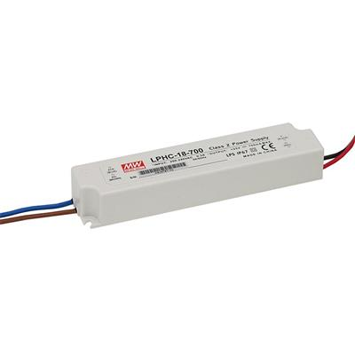 Mean Well Enterprises-LPHC-18-700 LED-Spannungsversorgung AC/DC LED Power Supply 17.5W Single 4-Pin