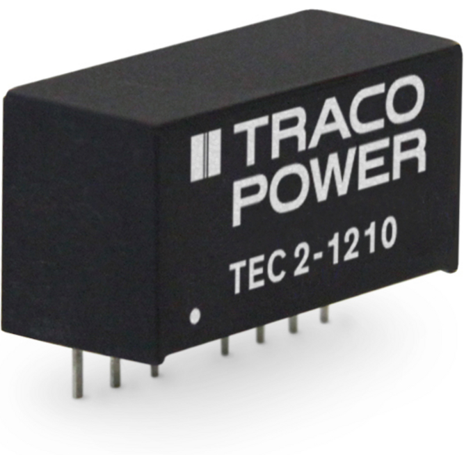 TRACO Electronic AG-TEC 2-2411 Convertidor de CC a CC y módulo del regulador de conmutación Module DC-DC 24VIN 1-OUT 5V 0.4A 2W 7-Pin SIP Module
