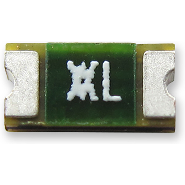 Littelfuse-NANOSMDC075F-2 Fusible reprogramable PTC PTC Resettable Fuse 0.75A(hold) 1.5A(trip) 6VDC 100A 0.8W 0.1s 0.09Ohm SMD Solder Pad 1206 T/R