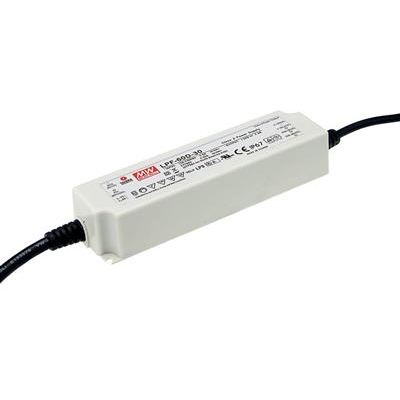 MEAN WELL-LPF-60D-36 LED Power Supplies AC/DC LED Power Supply 60W Single 6-Pin