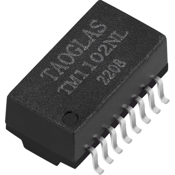 taoglas-TM1102NL | LAN Transformers Telecom, Übertrager Telecom Transformer 1CT:1CT 1.2Ohm Prim. DCR 1.2Ohm Sec. DCR 16 Terminal Gull Wing SMD