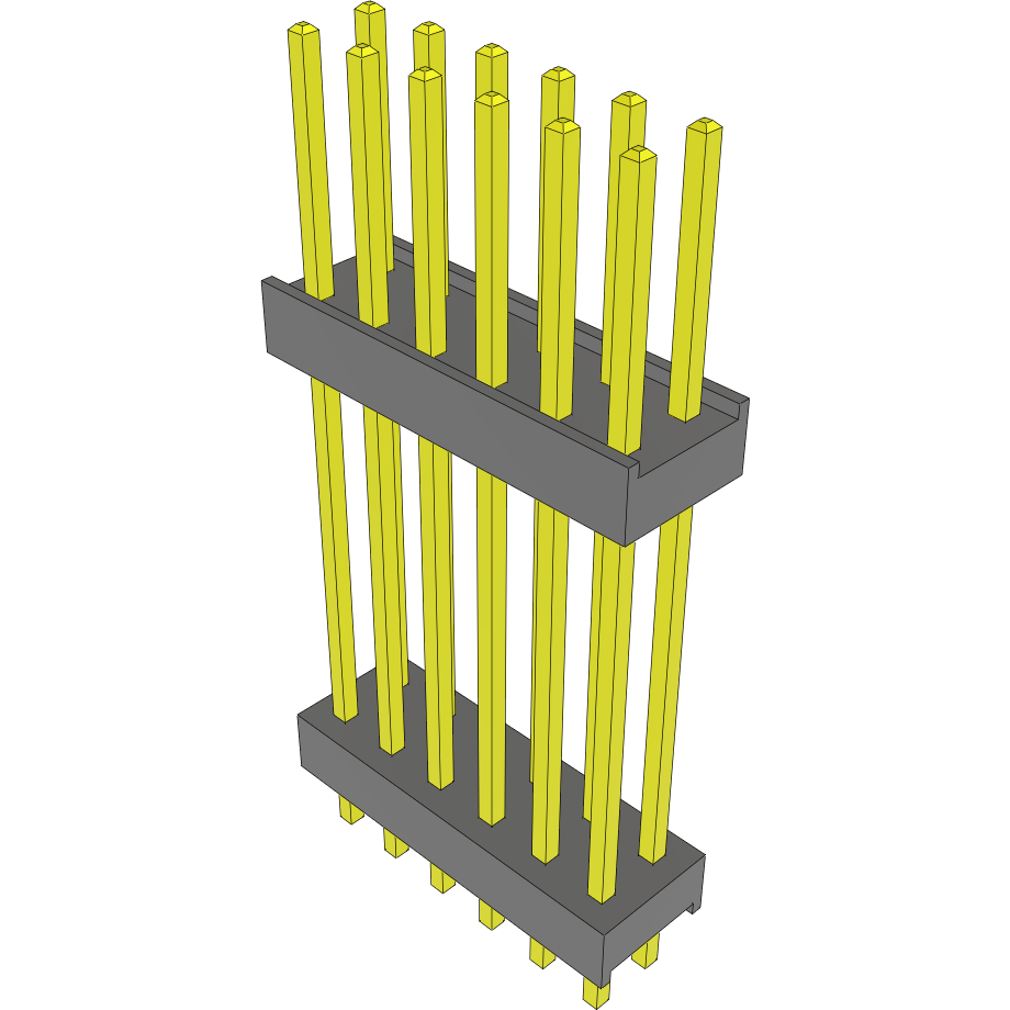 Samtec-DW-06-13-L-D-800 Steckverbinderleisten und Leiterplattenbuchsen Conn Board Stacker HDR 12 POS 2.54mm Solder ST Top Entry Thru-Hole Bulk