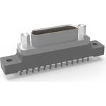 Conn Micro-D SKT 9 POS 0.635mm Solder ST Thru-Hole 9 Terminal 1 Port