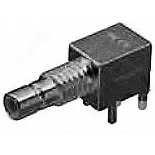 TE Connectivity-1060469-1 RF-Steckverbinder Conn SMB 0Hz to 4GHz 50Ohm Solder RA Thru-Hole RCP Gold Carton