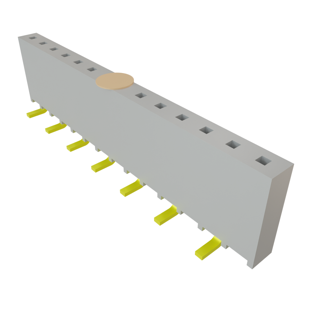 Samtec-SSW-114-22-G-S-VS-K Connector Headers and PCB Receptacles Conn Socket Strip SKT 14 POS 2.54mm Solder ST Top Entry SMD Tube