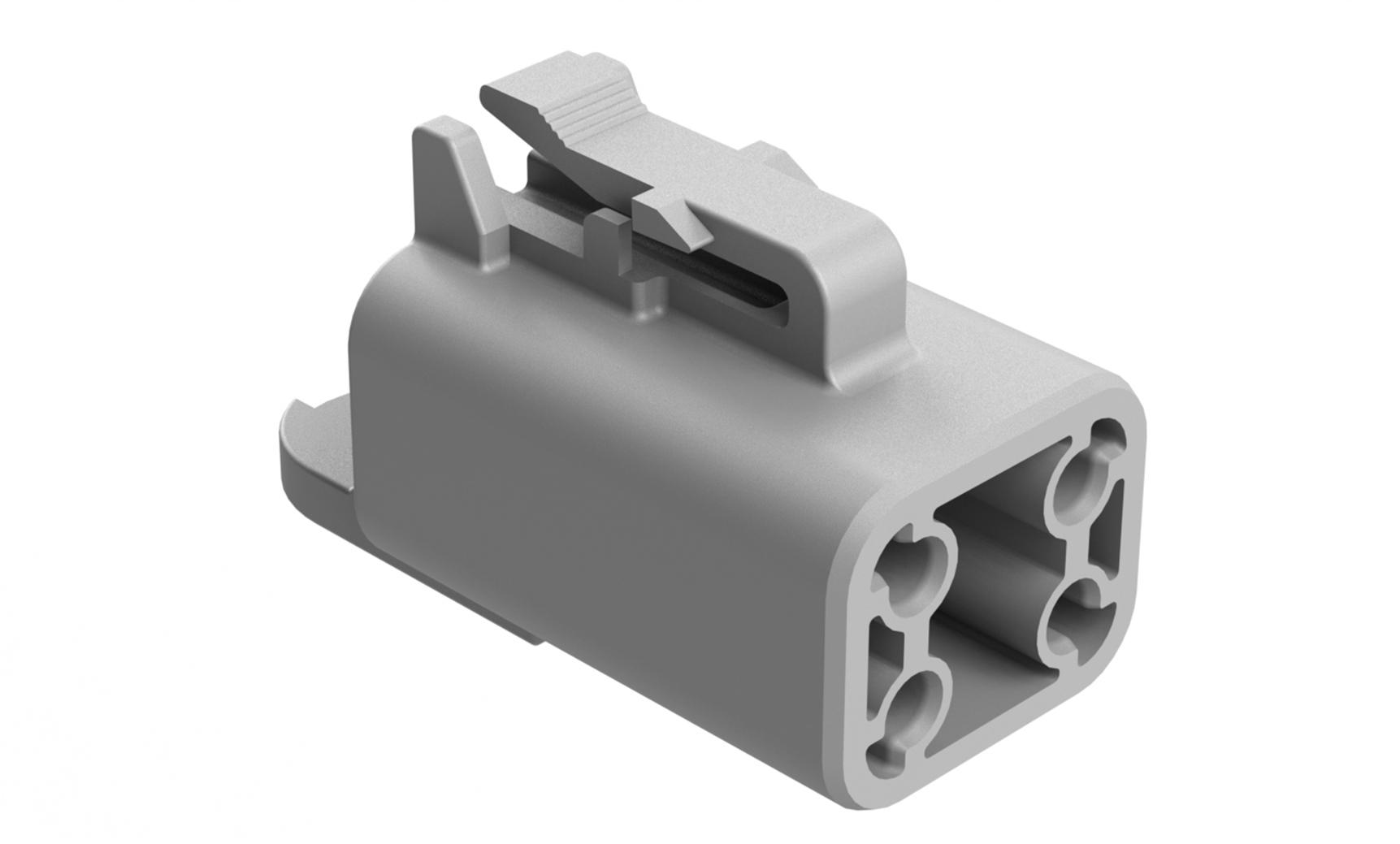 Amphenol-ATP04-6P-CAP Connector Accessories Connector Accessories Dust Cap Straight Thermoplastic Gray Bag