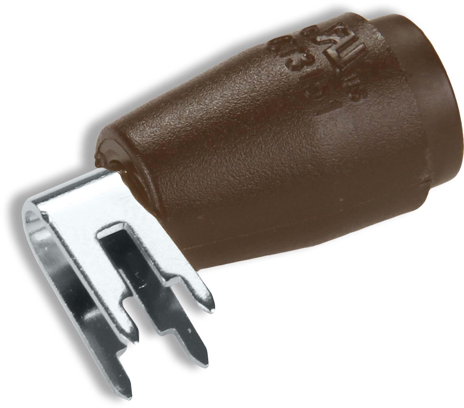 Cal Test Electronics-CT3151SP-1 Steckverbinder, elektronisches Testgerät Conn Banana Jack F 2 POS Solder RA Thru-Hole 1 Port Brown Bag