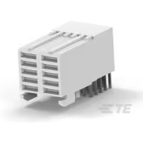 TE Connectivity-5536649-1 背板连接器 Conn Backplane RCP 10Power POS 2mm Press Fit RA Thru-Hole Tube