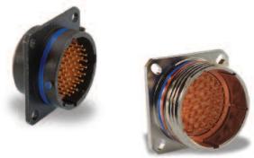 ITT Corporation-CA3100E14S-9SBF80A232 Steckverbinder, rund Conn Circular SKT 2 POS Crimp ST Wall Mount 2 Terminal 1 Port