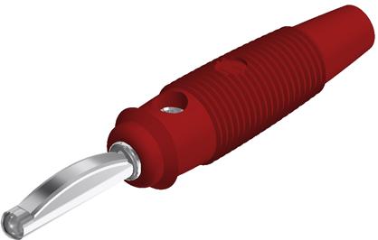 SKS Kontakttechnik-VQ 20 RED Conn Banana M 1 POS Screw ST Cable Mount 1 Port