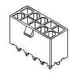 Conn Wire to Board HDR 20 POS 4.2mm Solder ST Thru-Hole Bag