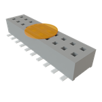 Conn Socket Strip SKT 20 POS 1.27mm Solder ST Top Entry SMD TIGER CLAW™ Tube