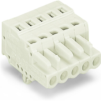 WAGO-721-102/008-000 Steckverbinder, Klemmenblöcke Conn PC Terminal Block F 2 POS 5mm Spring Clamp Panel Mount 15A Box