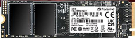 Transcend Information-TS512GMTE720T-VS1 Solid State-Laufwerke 512GB M.2 2280 PCIe Gen4x4, NVMe, 3D TLC, 8-channel, Extended Temperature, Embedded SSD