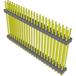 Conn Board Stacker HDR 46 POS 2.54mm Solder ST Top Entry Thru-Hole Bulk
