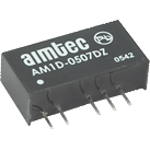 Aimtec-AM1D-2405DZ DC/DC-Wandler und Spannungsreglermodul Module DC-DC 24VIN 2-OUT -5V/5V -0.1A/0.1A 1W 5-Pin SIP Bulk