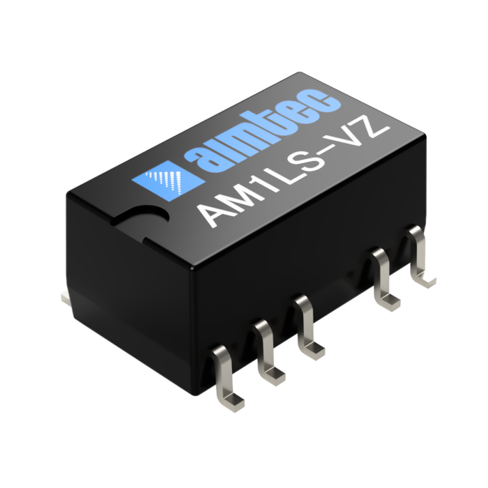 Aimtec-AM1LS-1215DH30VZ Convertitore da DC a DC e modulo di regolazione della commutazione Module DC-DC 12VIN 2-OUT -15V/15V -0.033A/0.033A 1W 10-Pin SMD Module Tube