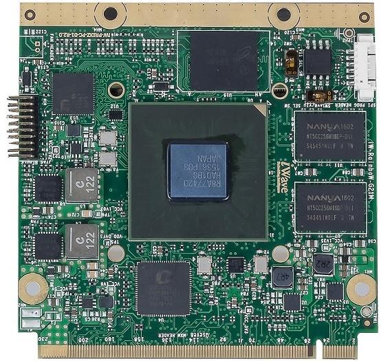 iWave Systems-IW-G21M-Q74H-3D002G-E008G-BIM System on Modules - SOM SOM with RZ/G1H Processor 2GB RAM