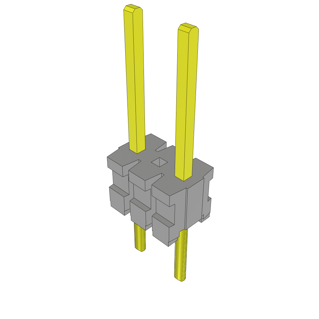 Samtec-TMS-103-01-G-S-002 Connector Headers and PCB Receptacles Conn Unshrouded Header HDR 3 POS 1.27mm Solder ST Top Entry Thru-Hole Bulk