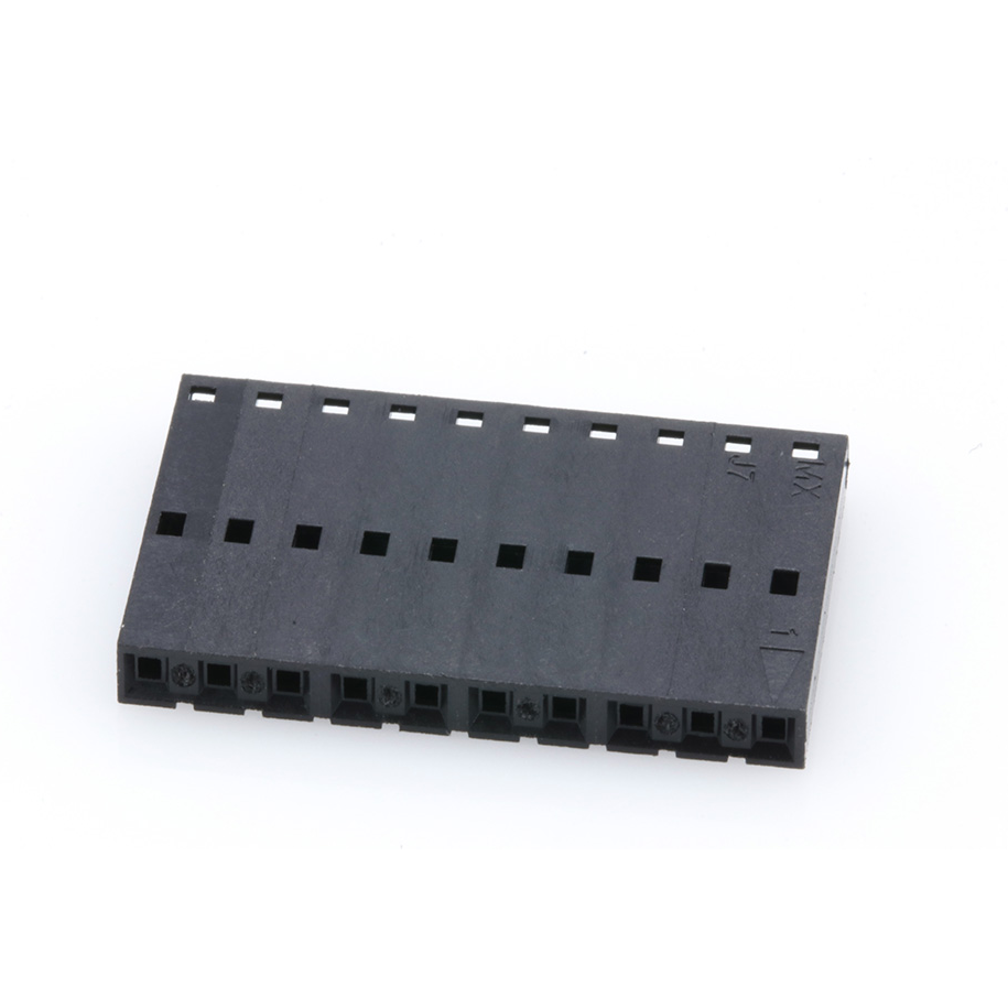 Molex-50-57-9010 Connector Discrete Wire Housing Conn Housing F 10 POS 2.54mm Crimp ST Cable Mount Black SL™ Bag