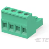 TE Connectivity-796640-4 Steckverbinder, Klemmenblöcke Conn Eurostyle Block F 4 POS 5mm Screw RA Cable Mount 15A/Contact Box