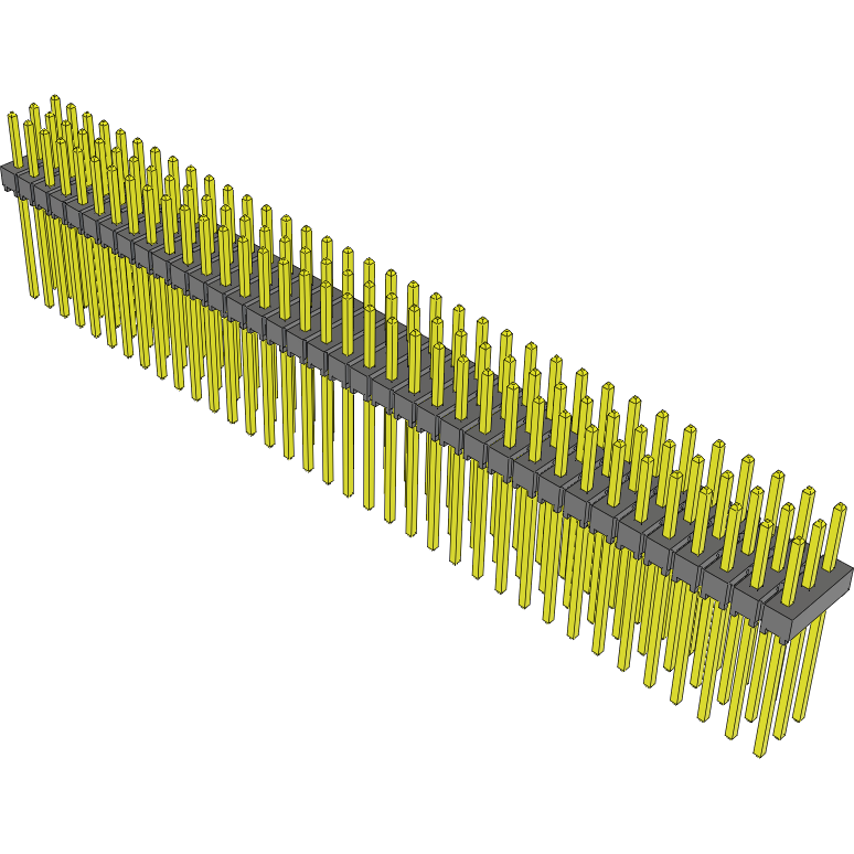 Samtec-TSW-136-10-S-T Steckverbinderleisten und Leiterplattenbuchsen Conn Unshrouded Header HDR 108 POS 2.54mm Solder ST Top Entry Thru-Hole Bulk