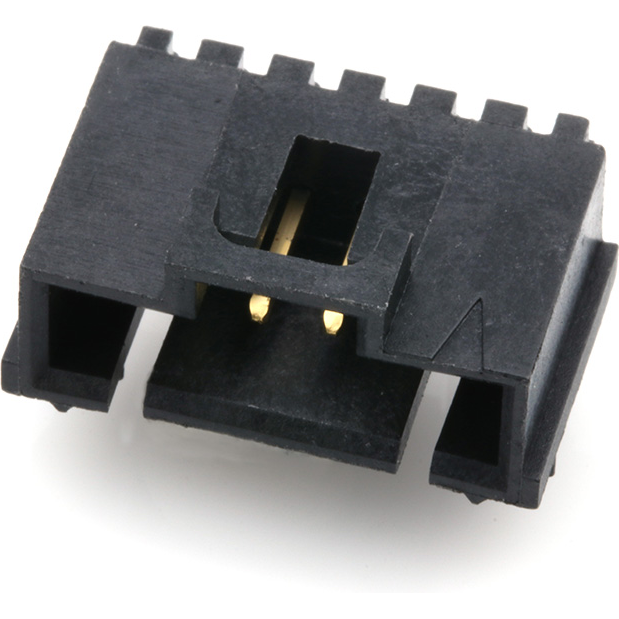 Molex-705550040 Connector Headers and PCB Receptacles Conn Shrouded Header (4 Sides) HDR 6 POS 2.54mm Solder RA Side Entry Thru-Hole SL Tube