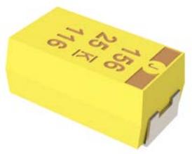 KEMET Corporation-CWR19MC106MBHB-7505 Capacitor de tantalio sólido Cap Tant Solid 10uF 35V H CASE 20%( 7.24 X 3.81 X 2.79mm) Inward L SMD (0.1%FR) 0.9 Ohm 125°C