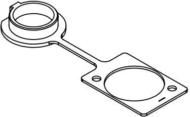 Switchcraft-CAPFD Accessori per connettori Connector Accessories Cap Straight Thermoplastic Elastomer Black