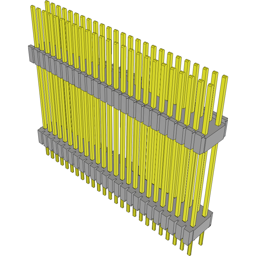 Samtec-DWM-25-61-G-D-698 Steckverbinderleisten und Leiterplattenbuchsen Conn Board Stacker HDR 50 POS 1.27mm Solder ST Thru-Hole Tube