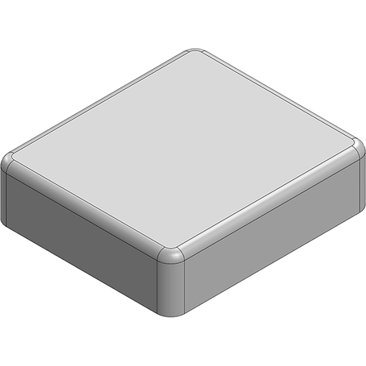 Masach Tech-MS207-10S null 20.7 x 18.2 x 5.5mm One-piece Drawn-Seamless RF Shield/EMI Shield (CRS)