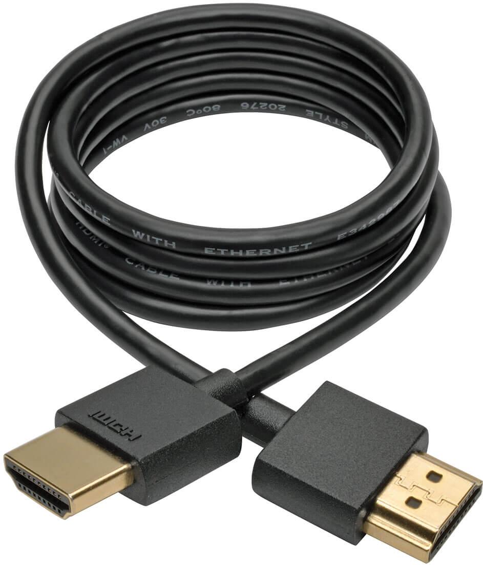 Eaton-P569-003-SLIM Audio/Video Kabelsortiment Cable Assembly Audio/Video 0.91m HDMI to HDMI 19 to 19 POS M-M 34AWG