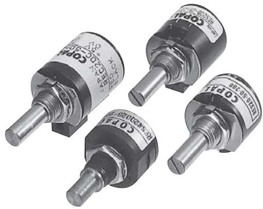 NIDEC Copal Electronics-RECW20D-25-201-1 Optische Encoder Optical Encoder Rotary Incremental Round Right Angle Digital Square Wave Panel Mount Cable 6.25CPR