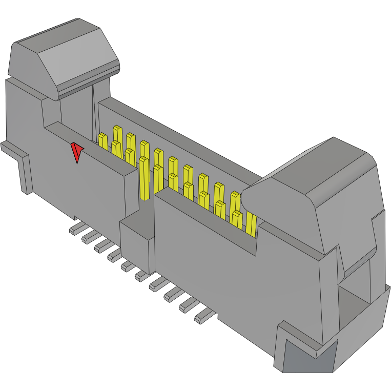 Samtec-EHF-110-01-FM-D-SM Cabezales del conector y receptáculos PCB Conn Ejector Header HDR 20 POS 1.27mm Solder ST Top Entry SMD Tube