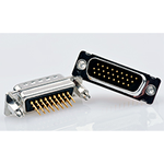 Conn D-Sub M 44 POS 1.98mm Solder ST Thru-Hole 44 Terminal 1 Port Carton