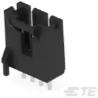 TE Connectivity-5-104450-3 Steckverbinderleisten und Leiterplattenbuchsen Conn Shrouded Header (4 Sides) HDR 4 POS 2.54mm Solder ST Top Entry Thru-Hole Box