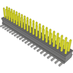 Conn Unshrouded Header HDR 42 POS 1.27mm Solder ST Top Entry SMD TIGER CLAW™ Tube