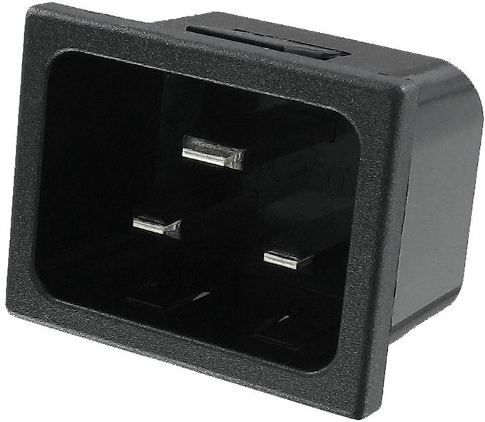 Qualtek Electronics-745W-15/08 Steckverbinder Conn Power M 3 POS Solder ST Panel Mount 3 Terminal 1 Port Bulk