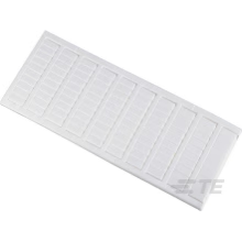 TE Connectivity-1SNK156131R0000 Steckverbinderzubehör Connector Accessories Marker Card Right Angle Polyamide White