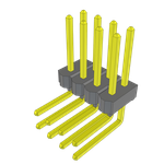 Conn Unshrouded Header HDR 8 POS 2.54mm Solder RA Side Entry Thru-Hole Bulk