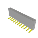 Conn Socket Strip SKT 11 POS 2.54mm Solder RA Side Entry Thru-Hole Bulk