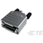 Backshell/Cable Clamp 180° 3 Shell Size Nickel Acrylonitrile Butadiene Styrene