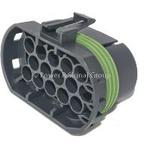 Conn Housing RCP 15 POS Crimp ST Cable Mount Black