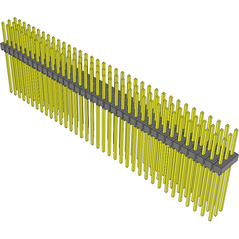 Samtec-TSW-136-30-T-T Connector Headers and PCB Receptacles Conn Unshrouded Header HDR 108 POS 2.54mm Solder ST Top Entry Thru-Hole Bulk