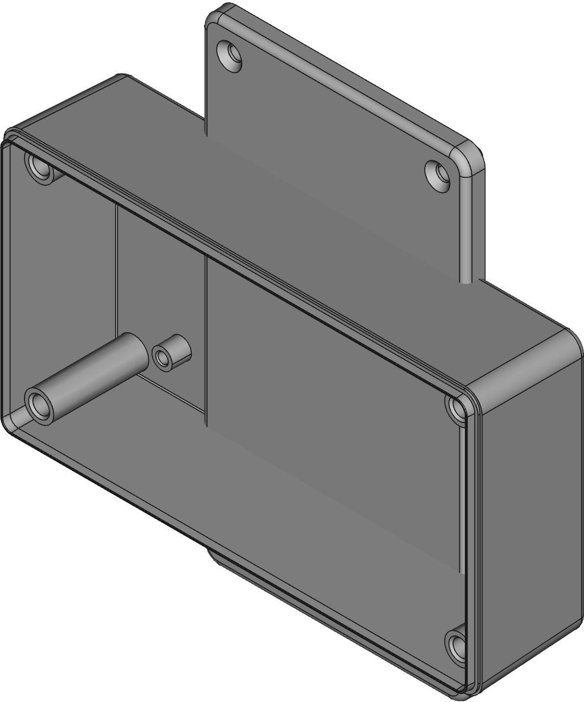 Hammond Manufacturing-1591XXBBK Kästen, Gehäuse und Gestelle Black Acrylonitrile Butadiene Styrene Wall Mount General Purpose Enclosure