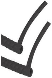 Assmann WSW components, Inc-AT-K-C-26-4-B/7 Cable plano Flat Cable Polypropylene 4Conductors 26AWG Black 2.14m Bag