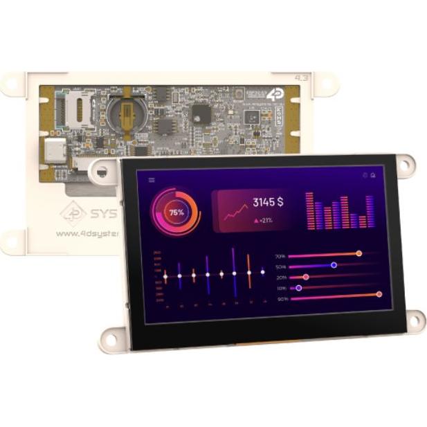 4D Systems-SK-GEN4-ESP32-43CT Herramientas y kits de desarrollo GEN4-ESP32-43CT TFT Module Starter Kit