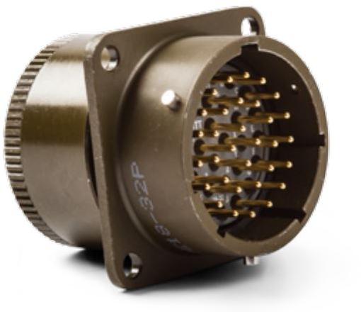 ITT Corporation-KPT00J1623P Connettore circolare Conn Circular PIN 23 POS Solder ST Wall Mount 23 Terminal 1 Port